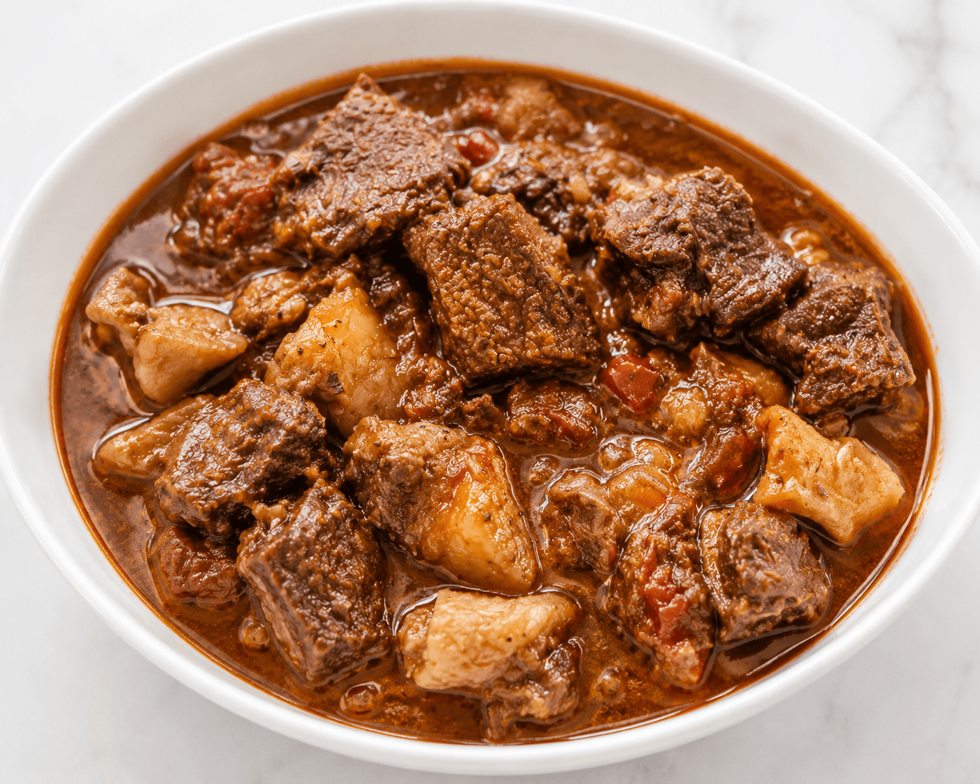 A rich Congolese beef and tripe stew